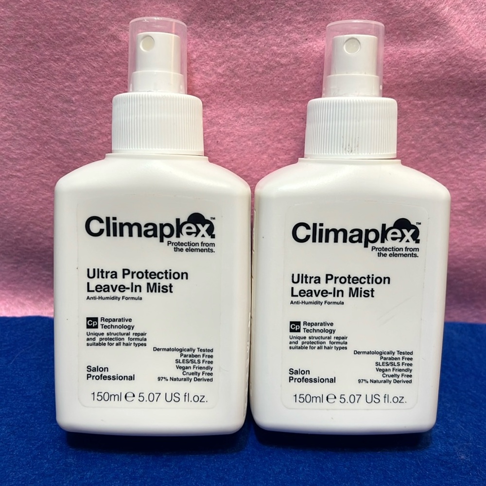 Lot Of 2 Climaplex Ultra Protection Leave-in Mist, Hair Mist, 5.07 oz